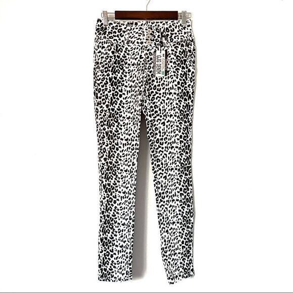 NWT GJG Cheetah Print Cotton Denim Size 3 - Picture 1 of 8
